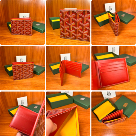 Victoire Wallet Goyardine Canvas & Vauzelles Leather 11 Colors