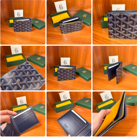 Victoire Wallet Goyardine Canvas & Vauzelles Leather 11 Colors