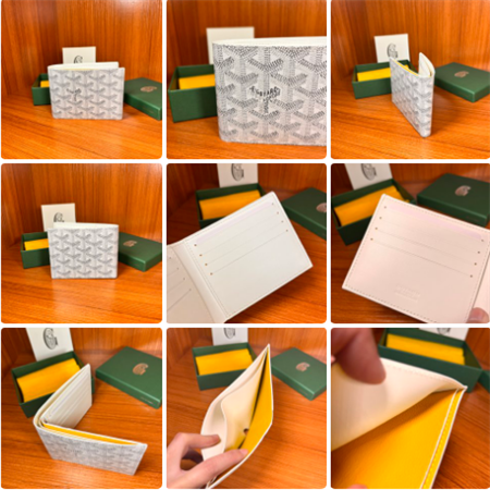 Victoire Wallet Goyardine Canvas & Vauzelles Leather 11 Colors