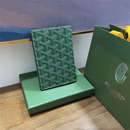 Grenelle Passport Cover Goyardine Canvas & Vauzelles Leather 11 Colors