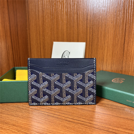 Saint-Sulpice Card Wallet Goyardine Canvas & Vauzelles Leather Ten Colors