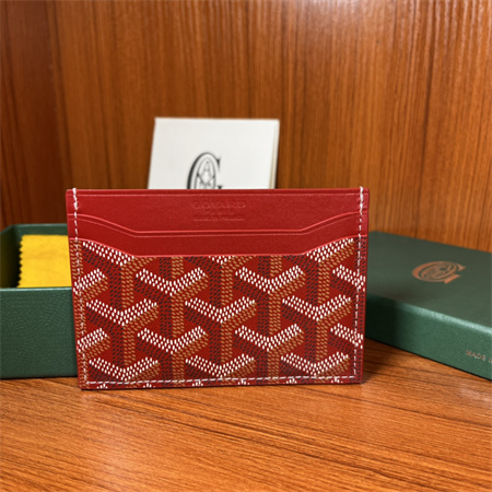 Saint-Sulpice Card Wallet Goyardine Canvas & Vauzelles Leather Ten Colors