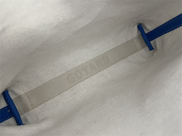 CONTI POUCH Goyardine Canvas&Chevroches Calfskin Sky Blue