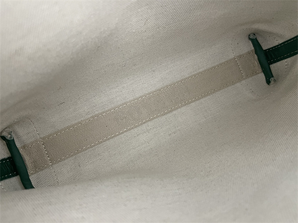 CONTI POUCH Goyardine Canvas&Chevroches Calfskin Green