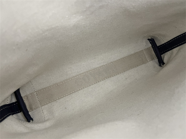 CONTI POUCH Goyardine Canvas&Chevroches Calfskin Navy Blue