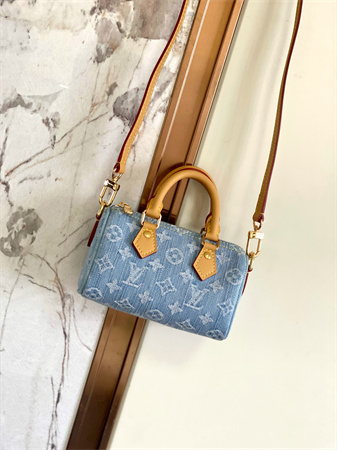 LV Nano Speedy Monogram Denim Sky Blue M11212