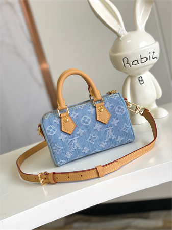 LV Nano Speedy Monogram Denim Sky Blue M11212