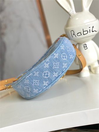LV Loop Bag Monogram Denim Sky Blue M24846