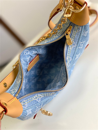 LV Loop Bag Monogram Denim Sky Blue M24846