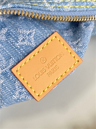 LV Loop Bag Monogram Denim Sky Blue M24846