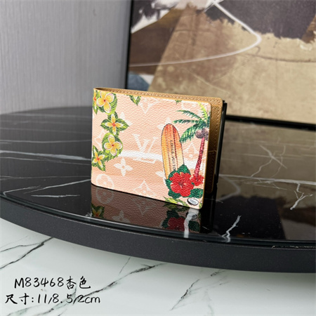 LV Slender Wallet Monogram Surfin’ coated canvas Beige M83468