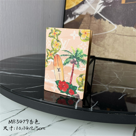 LV Passport Cover Monogram Surfin’ coated canvas Beige M83479