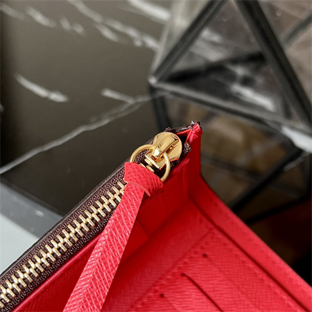 L.V Victorine Wallet Monogram Canvas Inside Red M62360