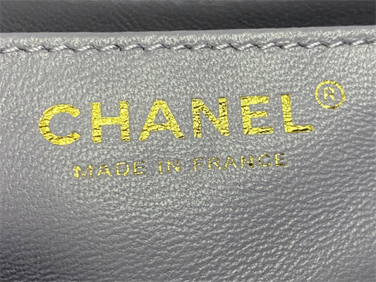 Chanel Mini Flap Bag With Top Handle Shinny Lambskin Gold Tone Metal Lt Purple AS4924