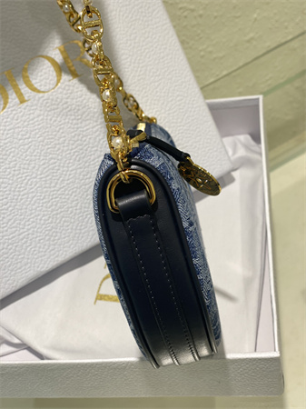 Diorstar Callisto Bag Blue Denim Dior Oblique Jacquard
