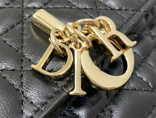 CD Miss Dior MINI Top Handle Bag Cannage Lambskin