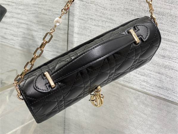 CD Miss Dior MINI Top Handle Bag Cannage Lambskin