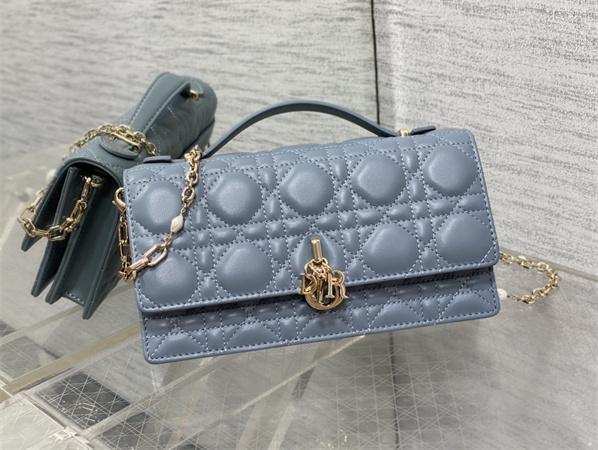 CD Miss Dior MINI Top Handle Bag Cannage Lambskin