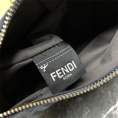 Fen.digraphy Mini Bag Light Blue FF Denim Fabric Bag