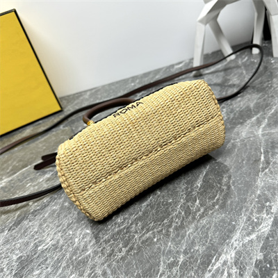 Fen.di By The Way Mini Bag Natural Raffia