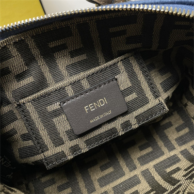 Fen.di By The Way Mini Bag Light Blue FF Denim Fabric