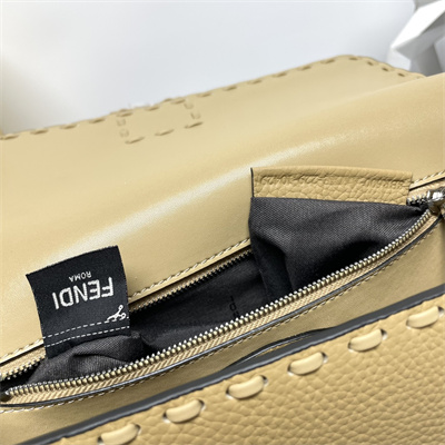 Fen.di BaguetteSelleria bag with 612 hand-sewn topstitches