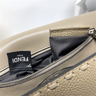 Fen.di BaguetteSelleria bag with 612 hand-sewn topstitches