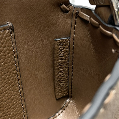 Fen.di Baguette MiniSelleria bag with 309 hand-sewn topstitches