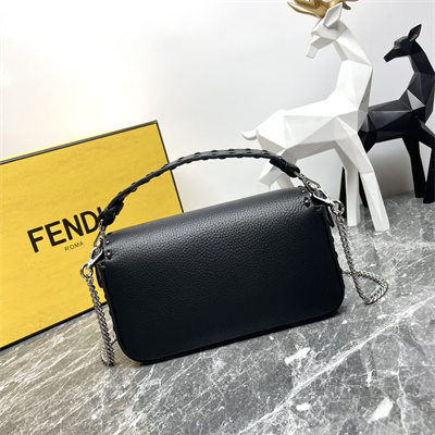 Fen.di Baguette MiniSelleria bag with 309 hand-sewn topstitches