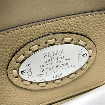 Fen.di Baguette MiniSelleria bag with 309 hand-sewn topstitches