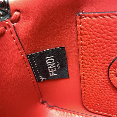 Fen.di Baguette MiniSelleria bag with 309 hand-sewn topstitches