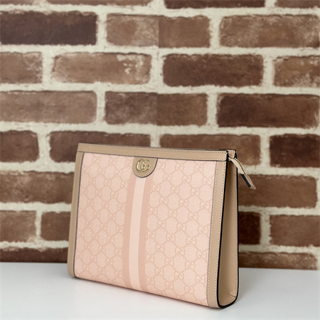 Gu.cci Ophidia GG Pouch Supreme Canvas Dusty Pink 625549