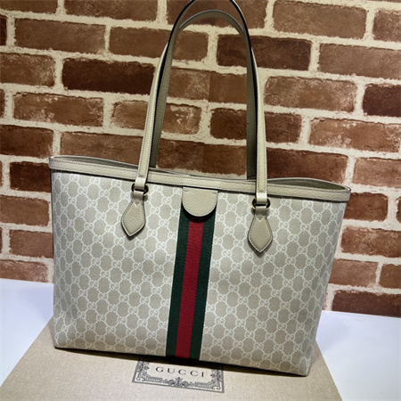 Gu.cci Ophidia  GG Medium Tote Bag Supreme Canvas 631685