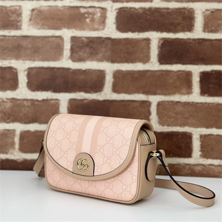 Gu.cci Ophidia GG Mini Shoulder Bag Dusty Pink 772239