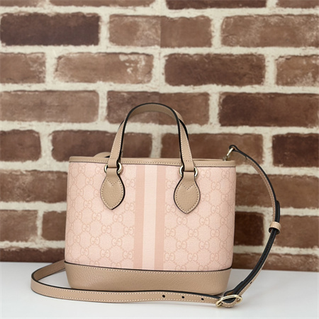 Gucci OPHIDIA MINI TOTE BAG Dusty Pink 811716