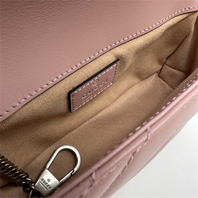 Gu.cci GG Marmont  Mini Bag Pink 476433