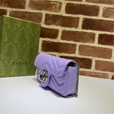 Gucci GG MARMONT  MINI BAG Purple 476433