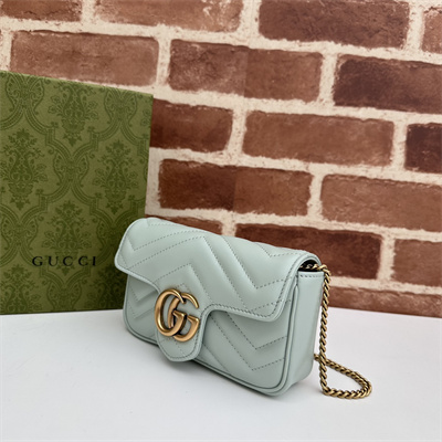 Gucci GG MARMONT  MINI BAG Pale Green 476433