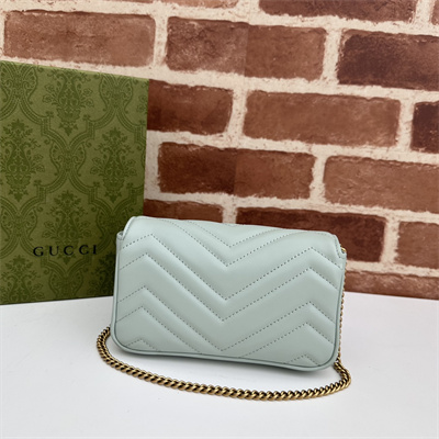 Gucci GG MARMONT  MINI BAG Pale Green 476433