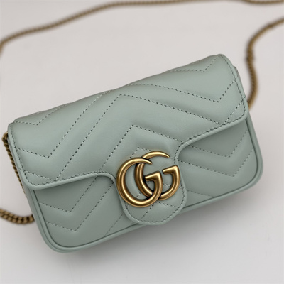 Gucci GG MARMONT  MINI BAG Pale Green 476433