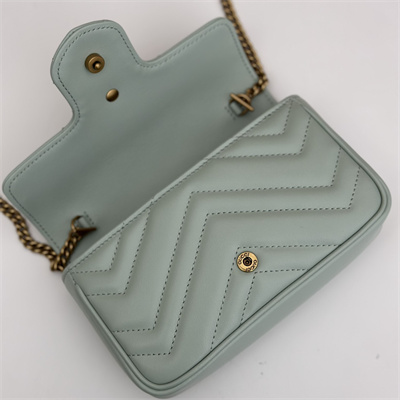 Gucci GG MARMONT  MINI BAG Pale Green 476433