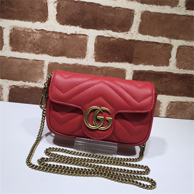 Gucci GG MARMONT  MINI BAG Red 476433