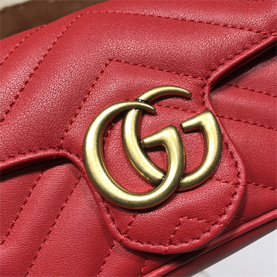 Gucci GG MARMONT  MINI BAG Red 476433