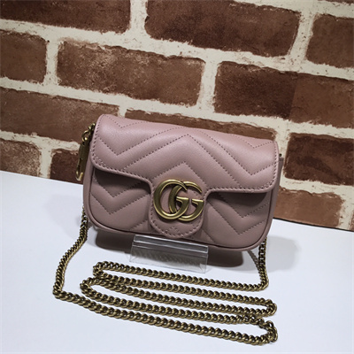Gucci GG MARMONT  MINI BAG Dusty Pink 476433