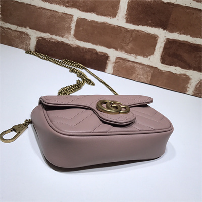 Gucci GG MARMONT  MINI BAG Dusty Pink 476433