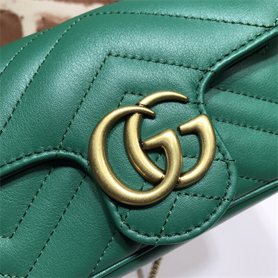 Gucci GG MARMONT MINI BAG Green 476433