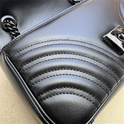 Gu.cci GG Marmont  Small  Shoulder Bag Black  446744