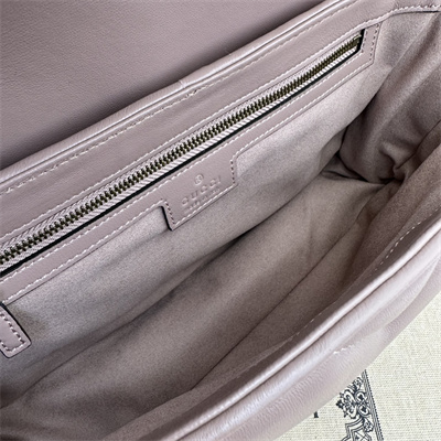 Gu.cci GG Marmont Medium Shoulder Bag Dusty Pink 443497