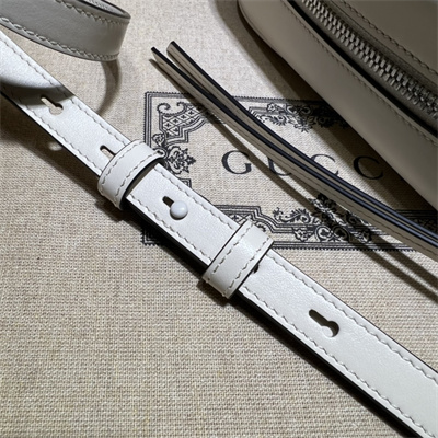 Gu.cci GG Marmont Small Shoulder Bag White 447632