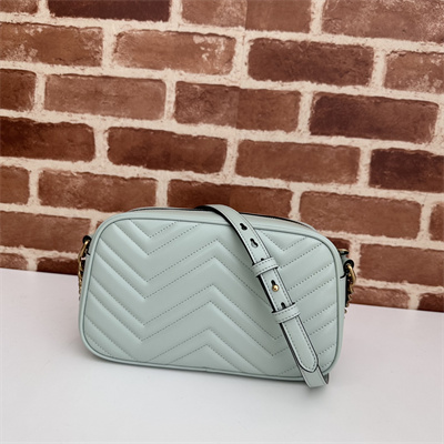 Gu.cci GG Marmont Small Shoulder Bag Lt Green 447632